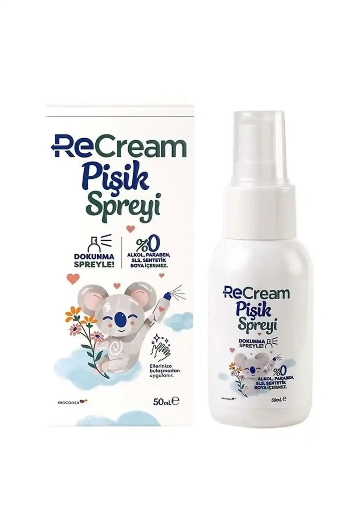 Recream Pişik Spreyi 50 ml: Bebek Cilt Sağlığını Koruyan Güvenilir Bakım Ürünü