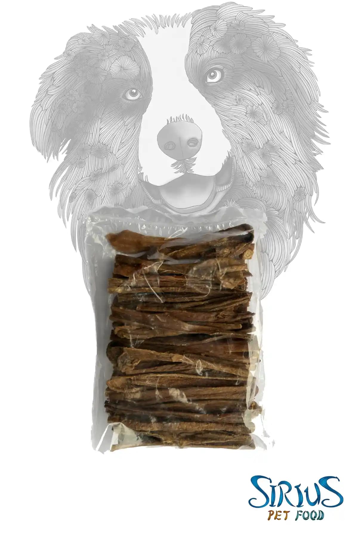 Sirius Pet Food Cow Udder Stick Köpekler İçin Sağlıklı ve Lezzetli Ödül Çubuğu 75-90 Karakter