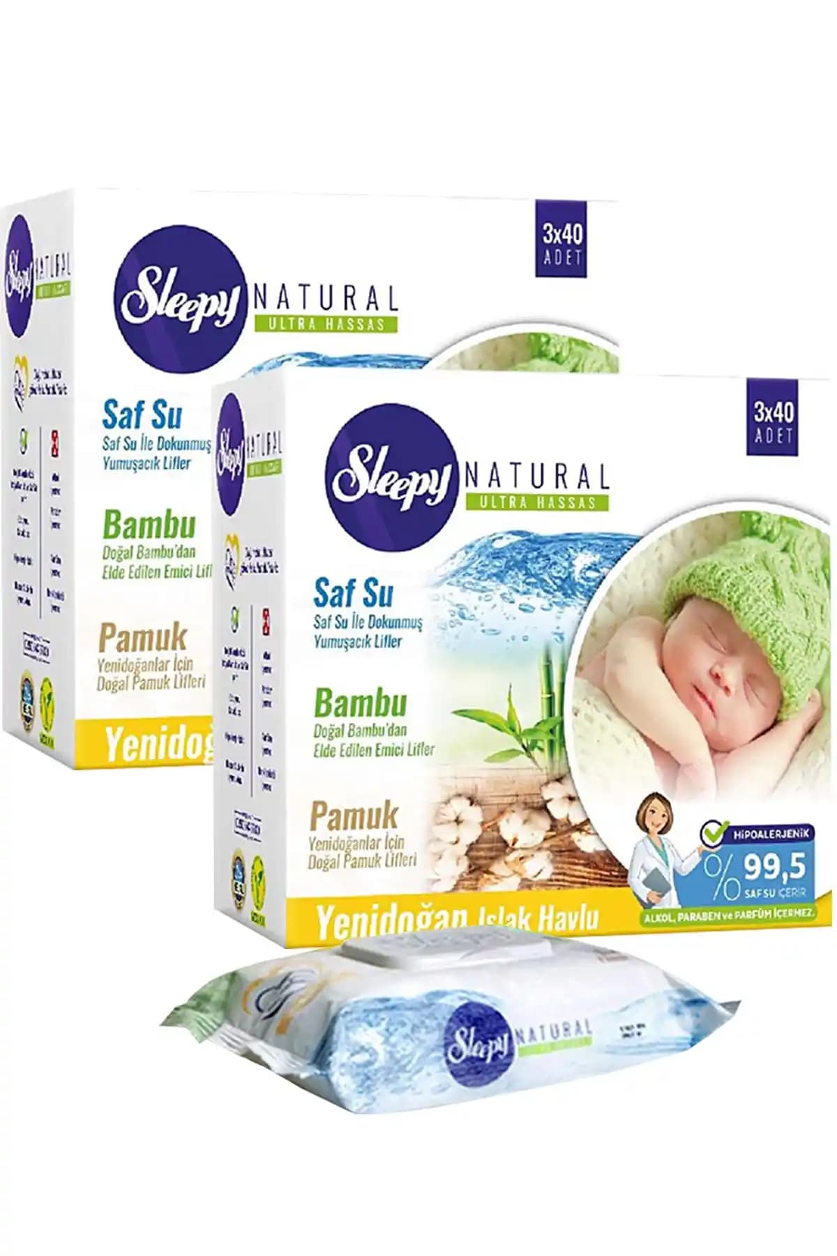 Sleepy Yenidoğan Islak Havlu: Güvenilir ve Pratik Bebek Temizlik Ürünü