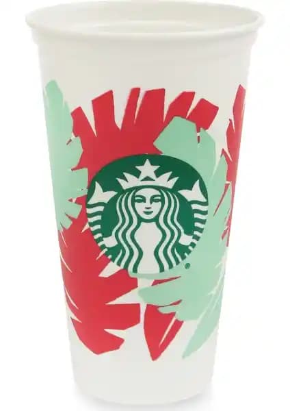 Starbucks Pembe-Mavi Reusable Cup: Estetik ve Dayanıklı Tekrar Kullanılabilir Kupa