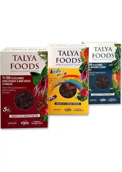 Talya Foods'un Sebzeli ve Glutensiz Vegan Üçlü Makarna Setleri Karşılaştırması