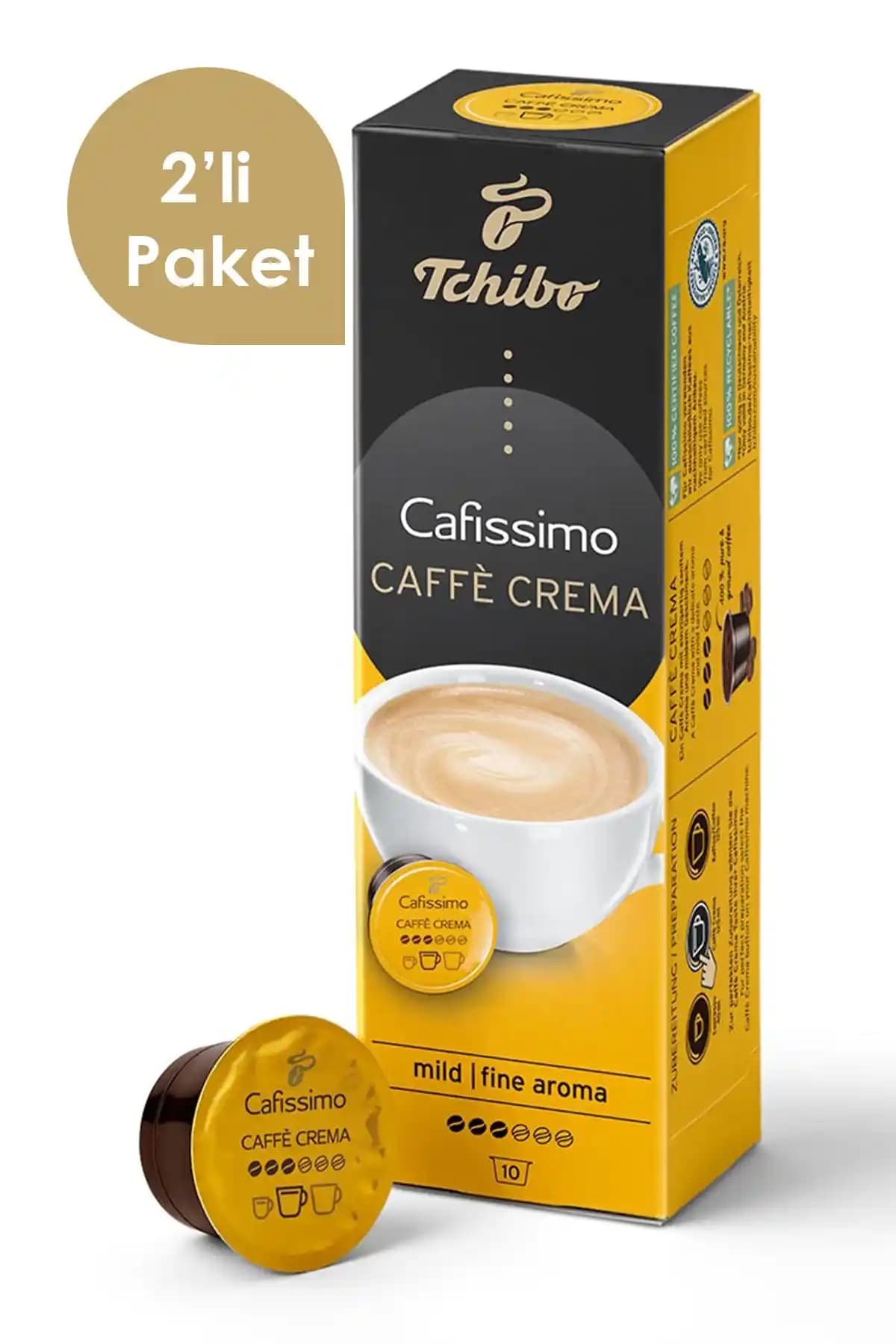 Tchibo Cafissimo Caffè Crema Fine Aroma: Yüksek Kalite ve Pratik Kullanım Özellikleri