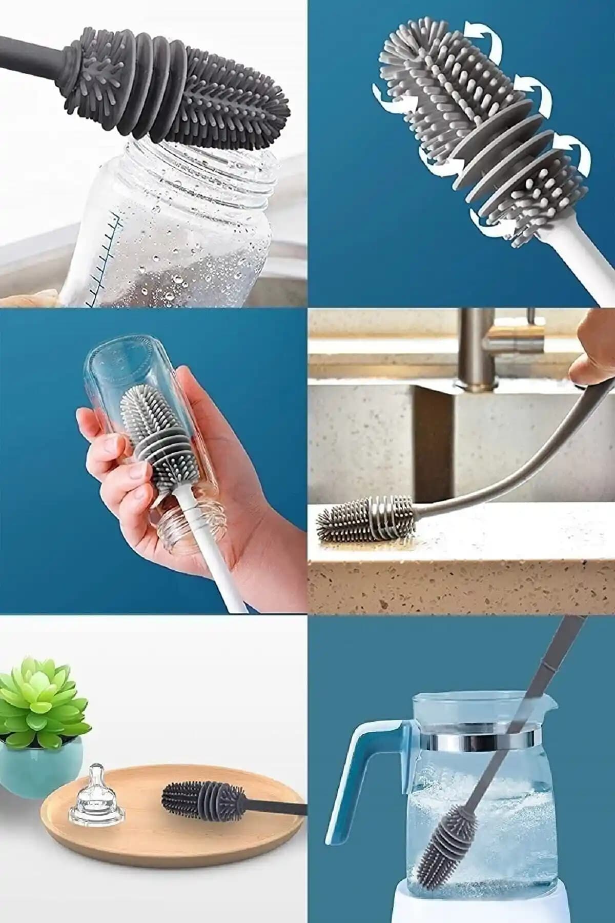 WAPPA Biberon ve Emzik Temizleyici Fırça: Güvenilir ve Pratik Bebek Temizlik Çözümü