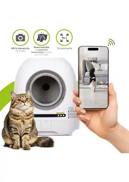 Wero FRV Akıllı Otomatik Kedi Tuvaleti: Hijyen ve Konfor Sunan Modern Çözüm