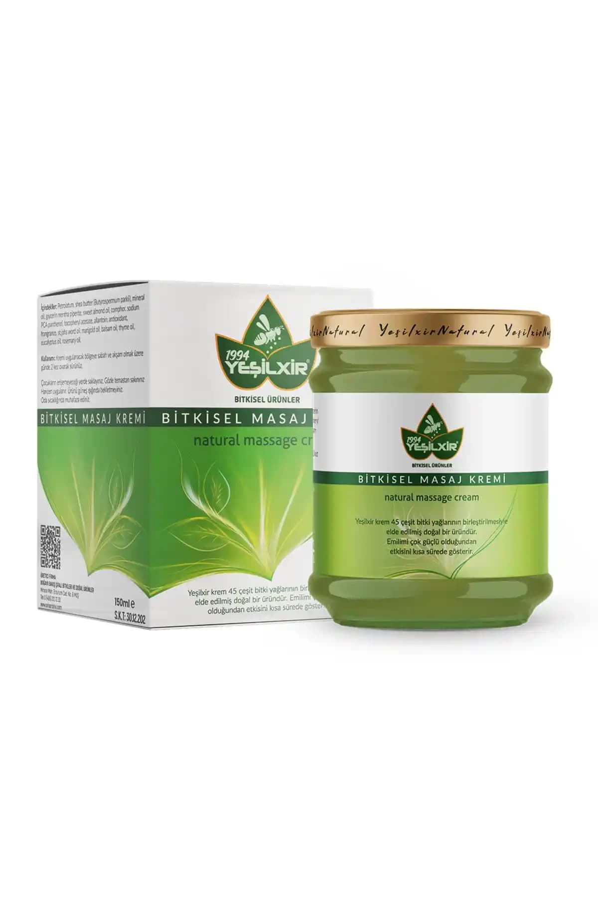 Yeşilixir Bitkisel Masaj Kremi: Doğal İçeriklerle Hızlı Rahatlama ve Çok Yönlü Kullanım