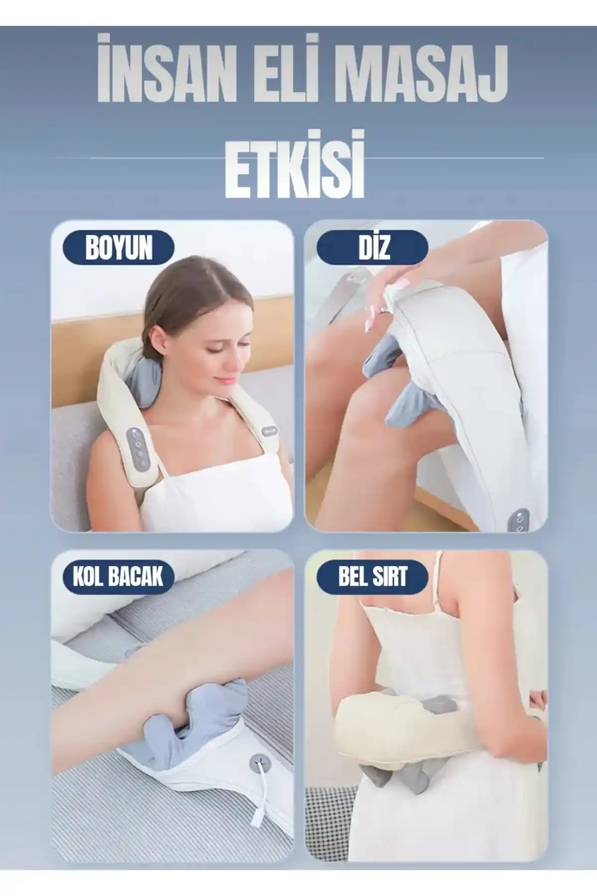 YUES Isıtmalı Masaj Aleti: Ergonomik ve Çok Yönlü Kas Rahatlatıcı Cihaz