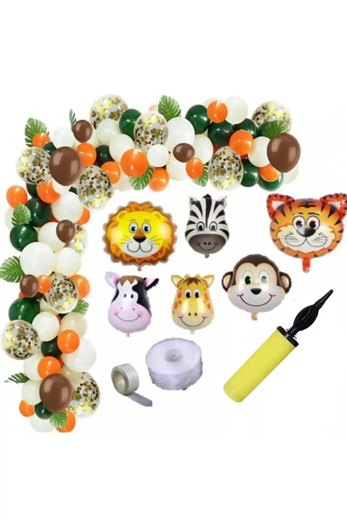 BİDOLUMUTLULUK ve Genel Markalar Balon Safari Temalı Doğum Günü Setleri Karşılaştırması