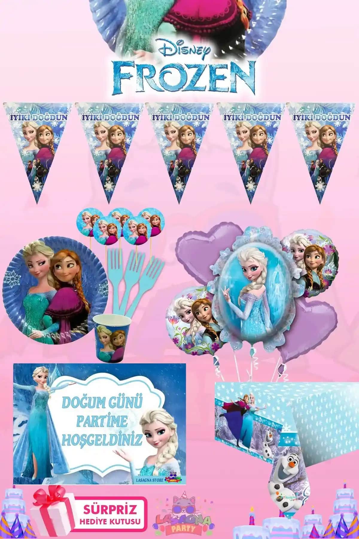 Frozen Elsa Doğum Günü Parti Setleri Karşılaştırması ve En İyi Seçenekler