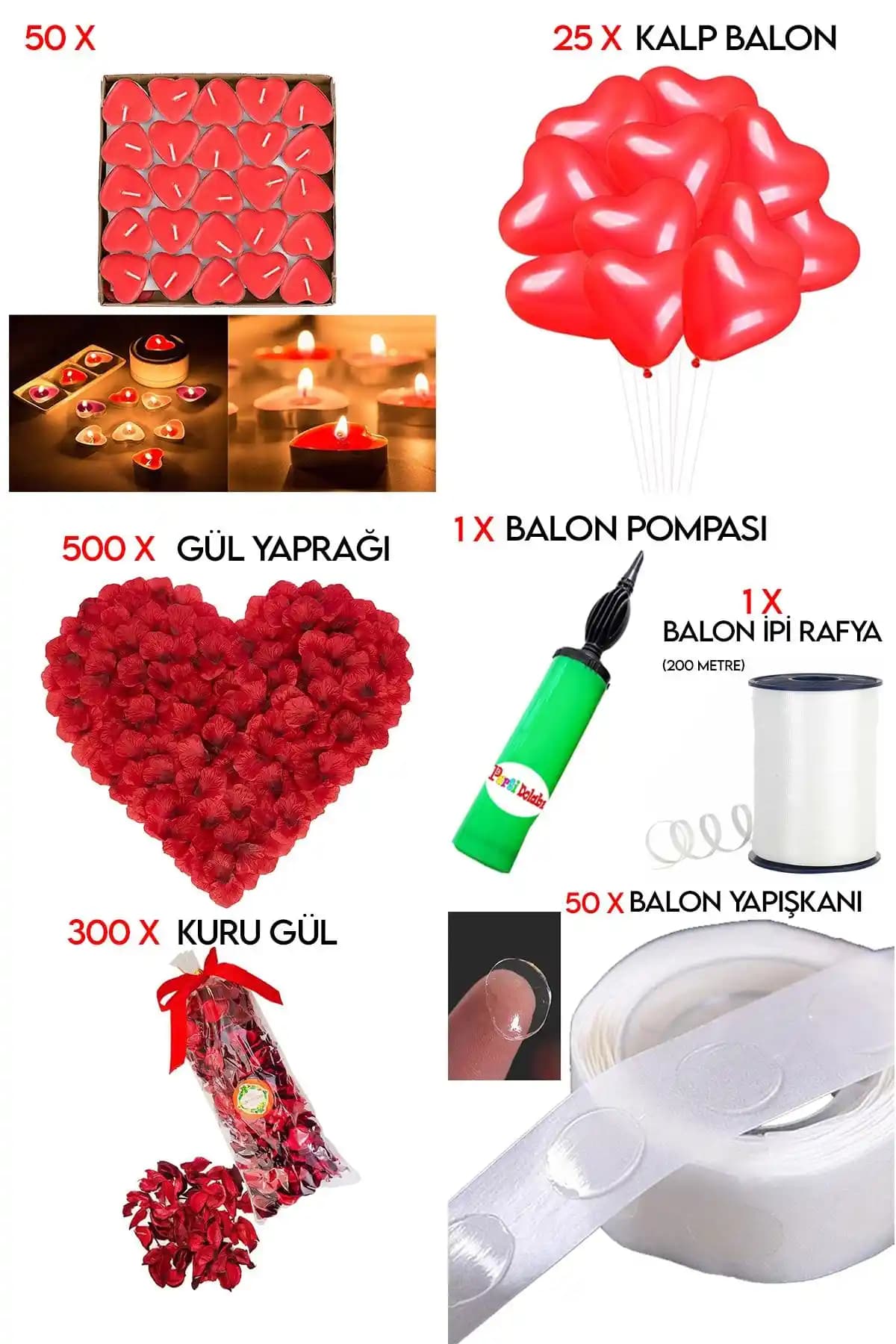 Parti Dolabı Setleri Karşılaştırması: Mum, Balon ve Gül Yaprakları İçin En Uygun Seçenekler