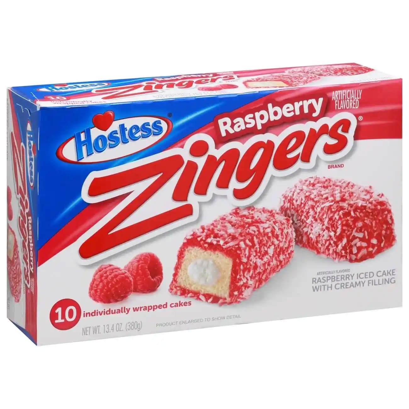 Hostess Raspberry Zingers: Hindistancevizi Kaplı Ahududu Aromalı Nostaljik Atıştırmalık