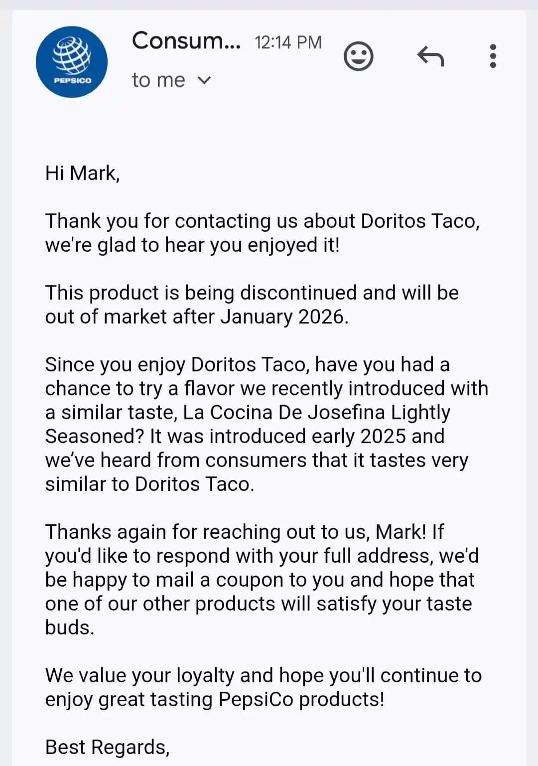 PepsiCo Taco Doritos Üretimini Durdurdu: Nedenleri ve Alternatif Ürünler