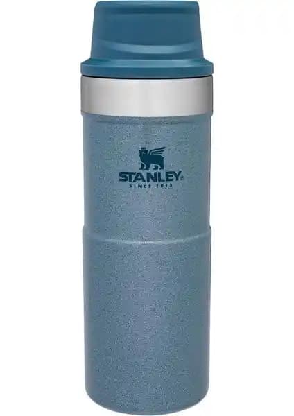 Stanley Marka 0,35 L Trigger Action Termos Karşılaştırması Mavi ve Yeşil Renk Seçenekleri