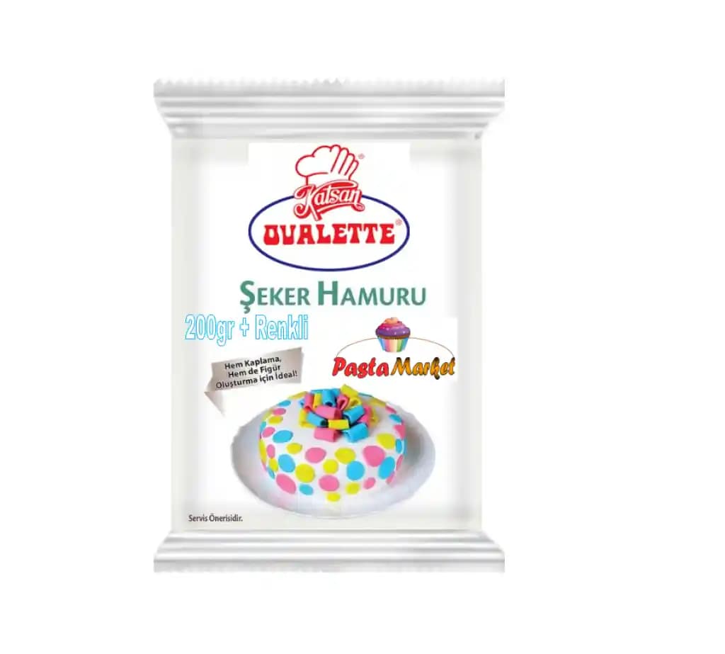 200 Gram Şeker Hamuru Paketi: Pasta ve Tatlı Dekorasyonunda Kullanım ve Özellikler