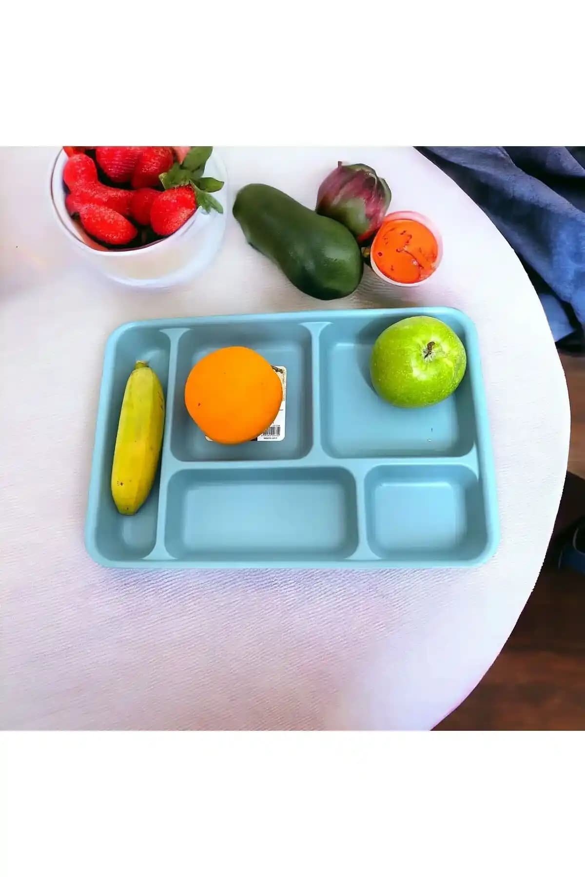 5 Bölmeli Plastik Kap Tabldotler: Hijyenik ve Pratik Toplu Yemek Çözümleri