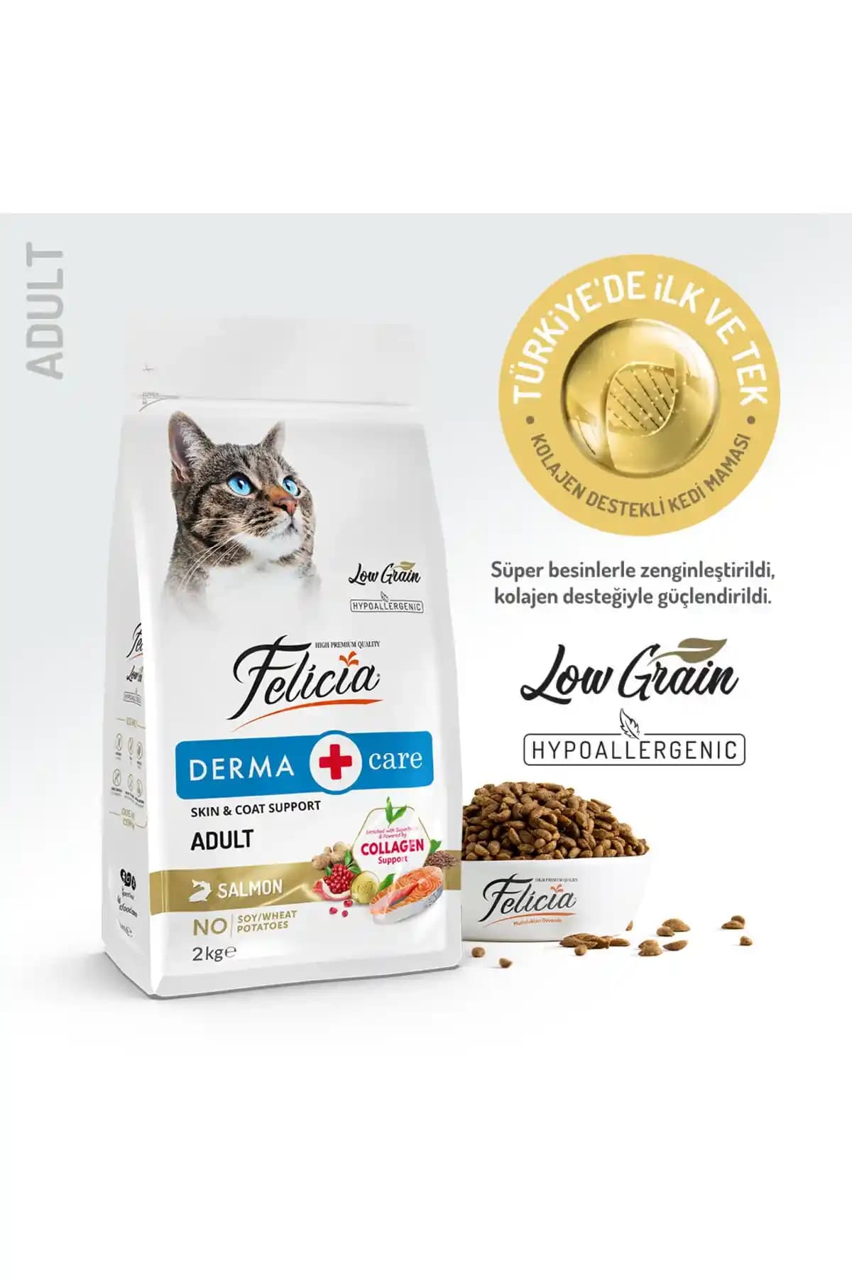 Az Tahıllı ve Doğal Yetişkin Kedi Mamaları: Sağlıklı ve Dengeli Beslenme Seçenekleri