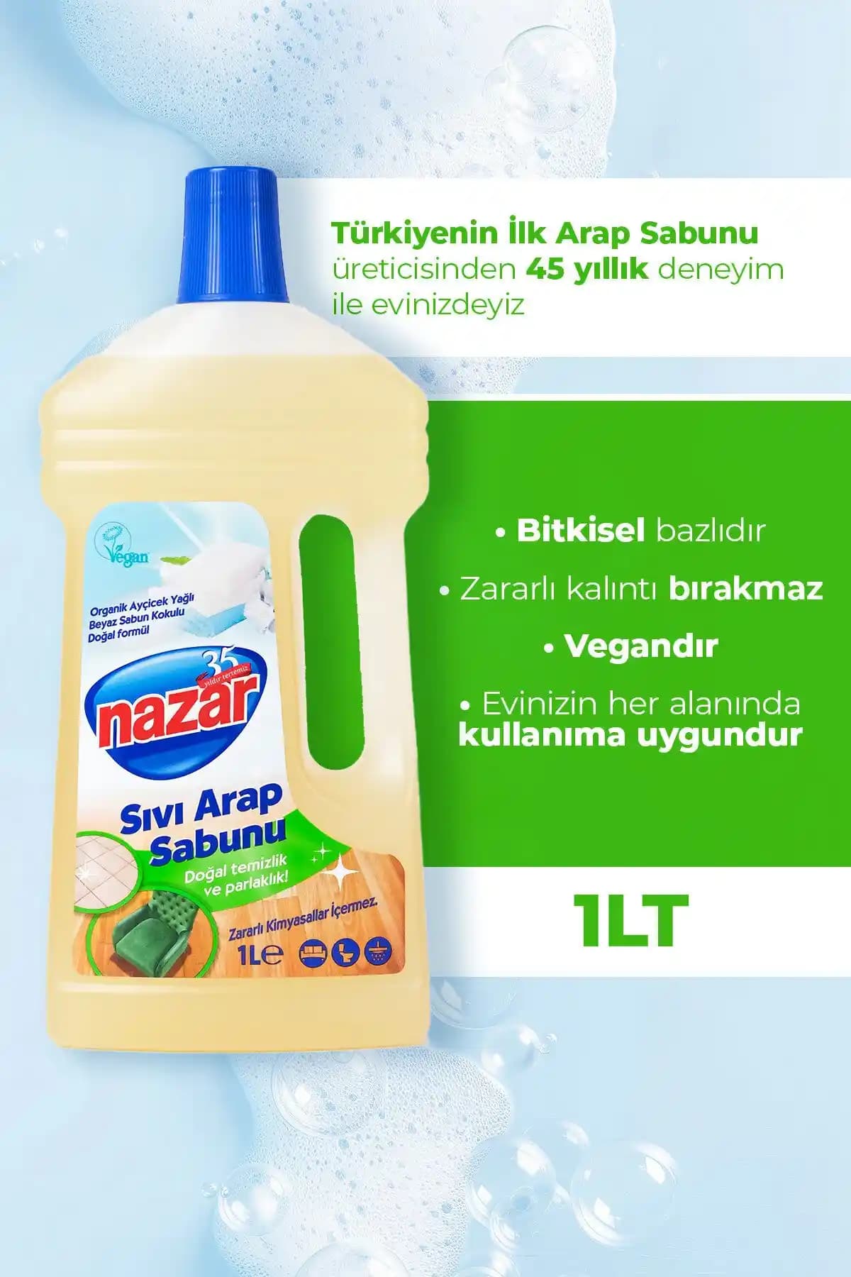 Beyaz Sabun Kokulu Temizleyiciler ile Hijyen ve Ferahlık Sağlayan Çok Amaçlı Temizlik Ürünleri