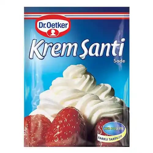 Dr. Oetker 300 Gram Krem Şanti: Pratik ve Güvenilir Tatlı Süsleme Ürünü