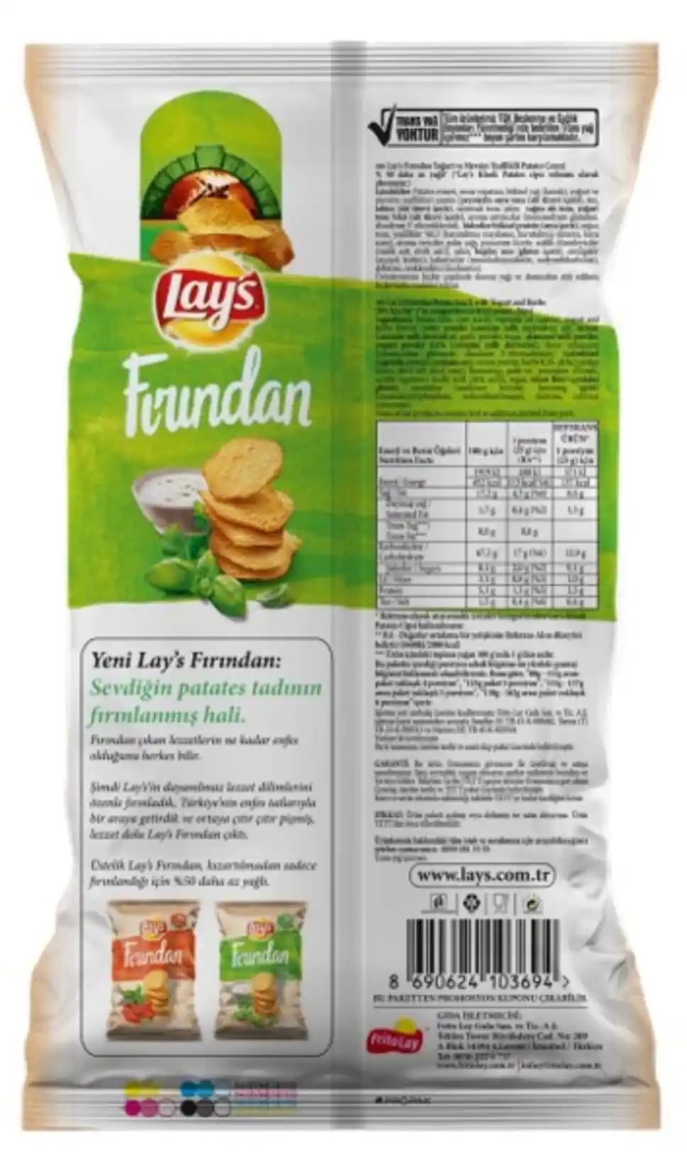 Fırından Cipsin Besin Değerleri ve Sağlık Açısından Değerlendirmesi