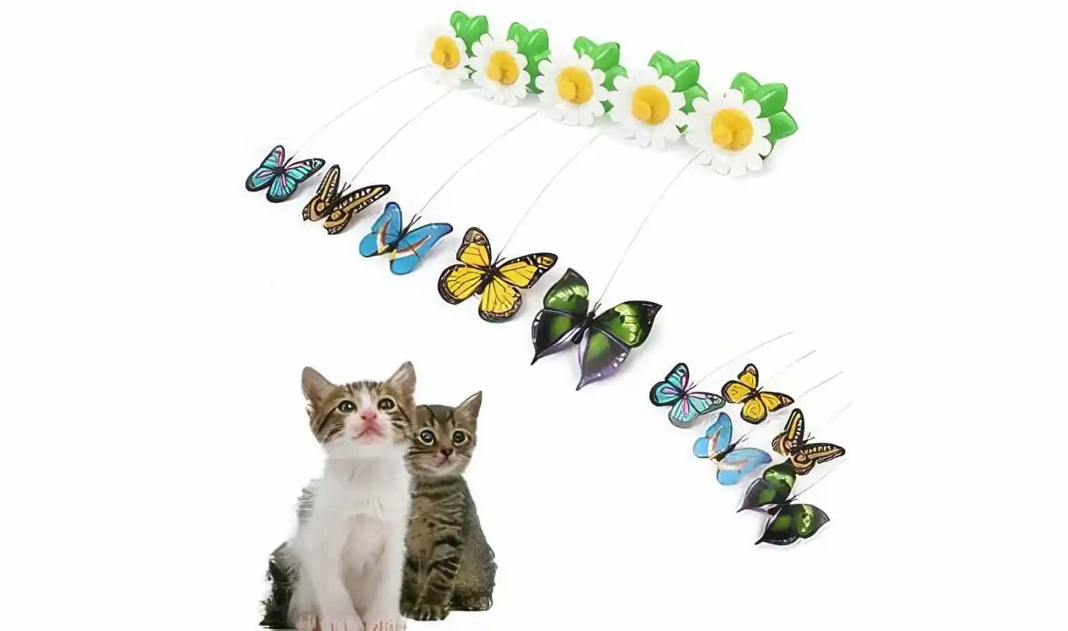 Hareketli Kedi Kelebek Oyuncağı ile Kedilerin Doğal Davranışlarını Destekleyin ve Gelişimine Katkı Sağlayın