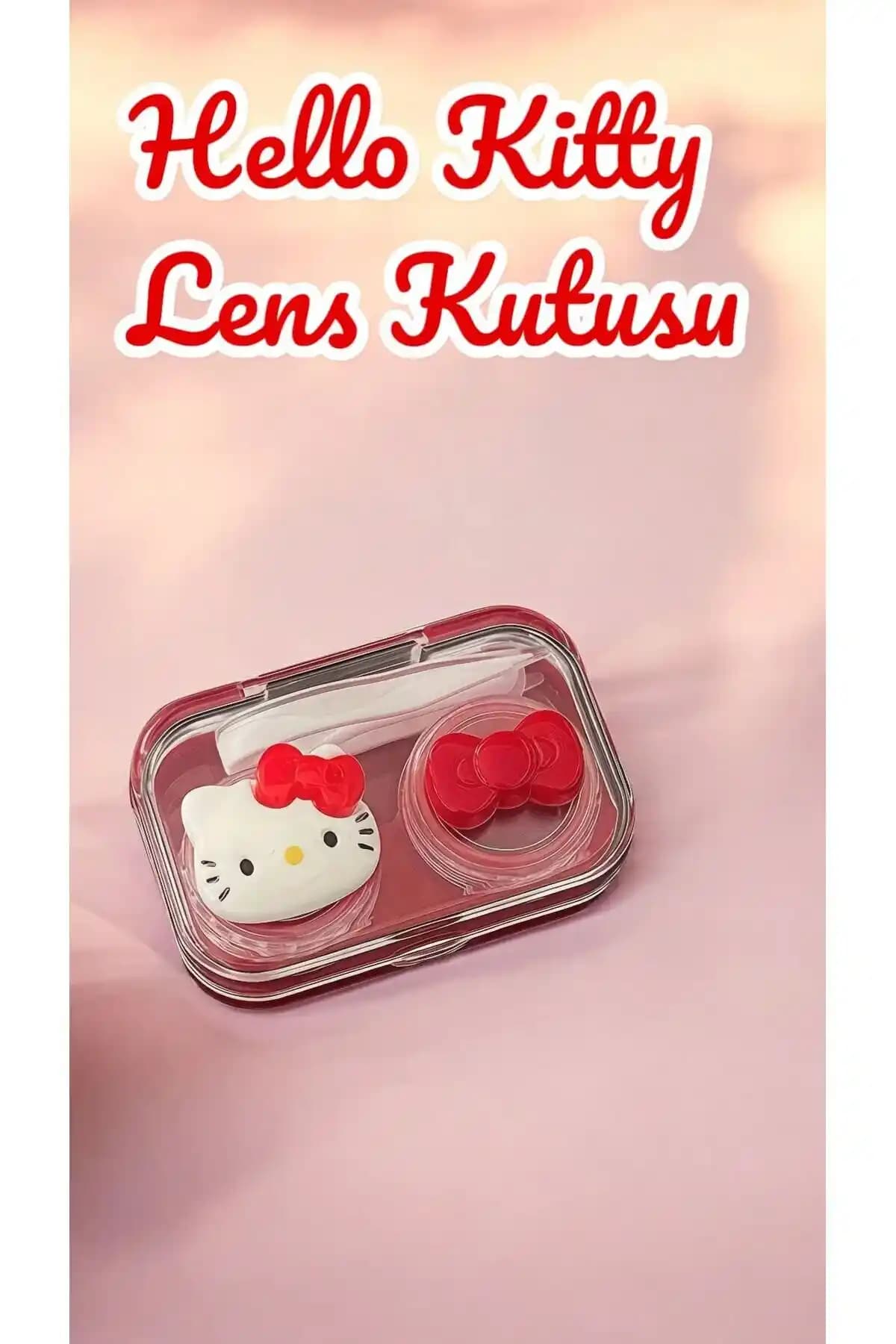 Hello Kity Temalı Lens Kabı: Çocuklar İçin Güvenli ve Pratik Lens Saklama Çözümü