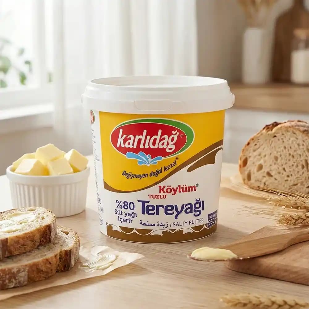 Karlıdağ Köylüm Tuzlu Geleneksel Tereyağı: Doğal ve Lezzetli Kahvaltı ve Pişirme Seçeneği