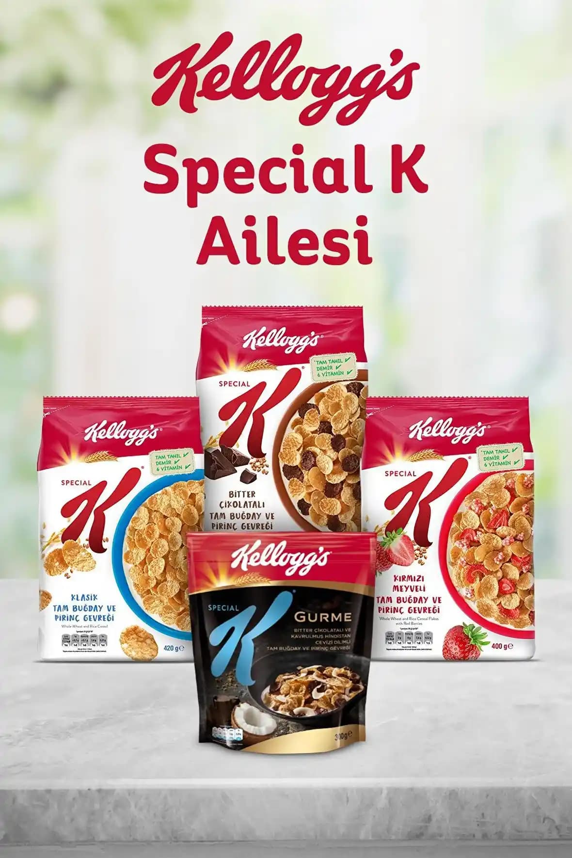 Kellogg's Sağlıklı Kahvaltılık Gevrekler: Doğal İçeriklerle Sağlıklı ve Pratik Kahvaltı Seçenekleri