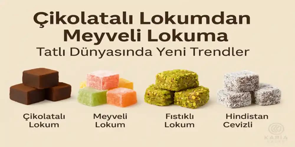 Lokum Tercihleri ve Modern Tatlı Trendleri: Geleneksel ve Yenilikçi Seçenekler