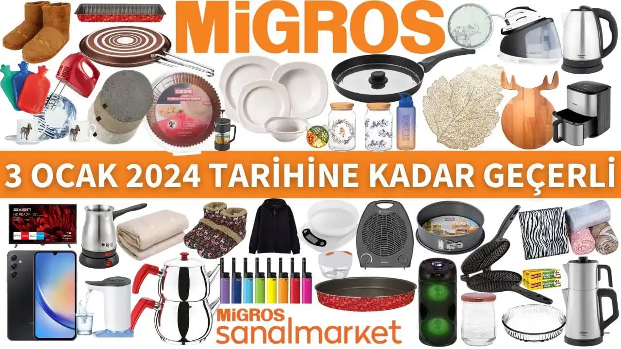 Migros'ta Geniş Ev Ürünleri Seçenekleri ve Online Alışveriş İmkanları