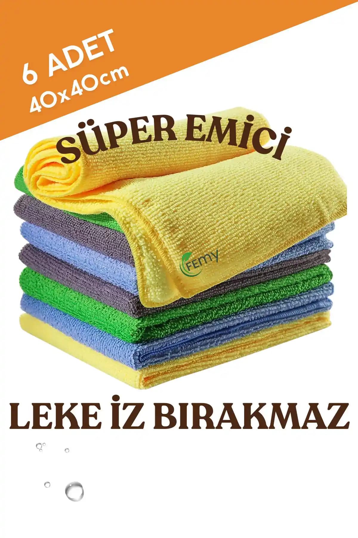Mikrofiber Temizlik Bezi 40x40 Seti: Hijyen ve Pratiklik İçin İdeal Çözüm