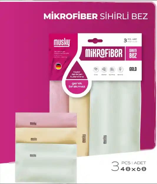 Musky Gold Neon Temizlik Bezleri Özellikleri ve Kullanım Alanları Hakkında Bilgi