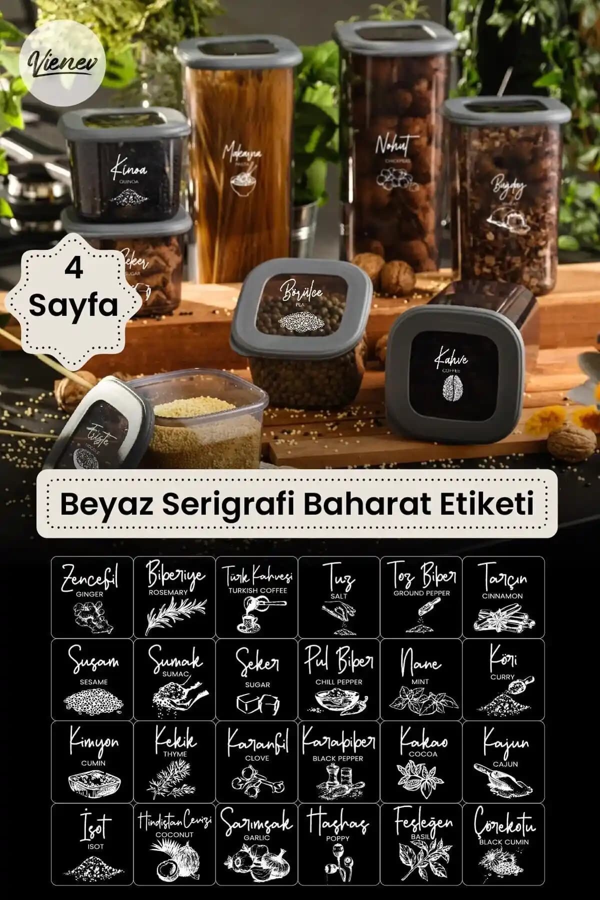 Mutfak Düzeninde Baharat Etiketi Modelleri ve Kullanım İpuçları