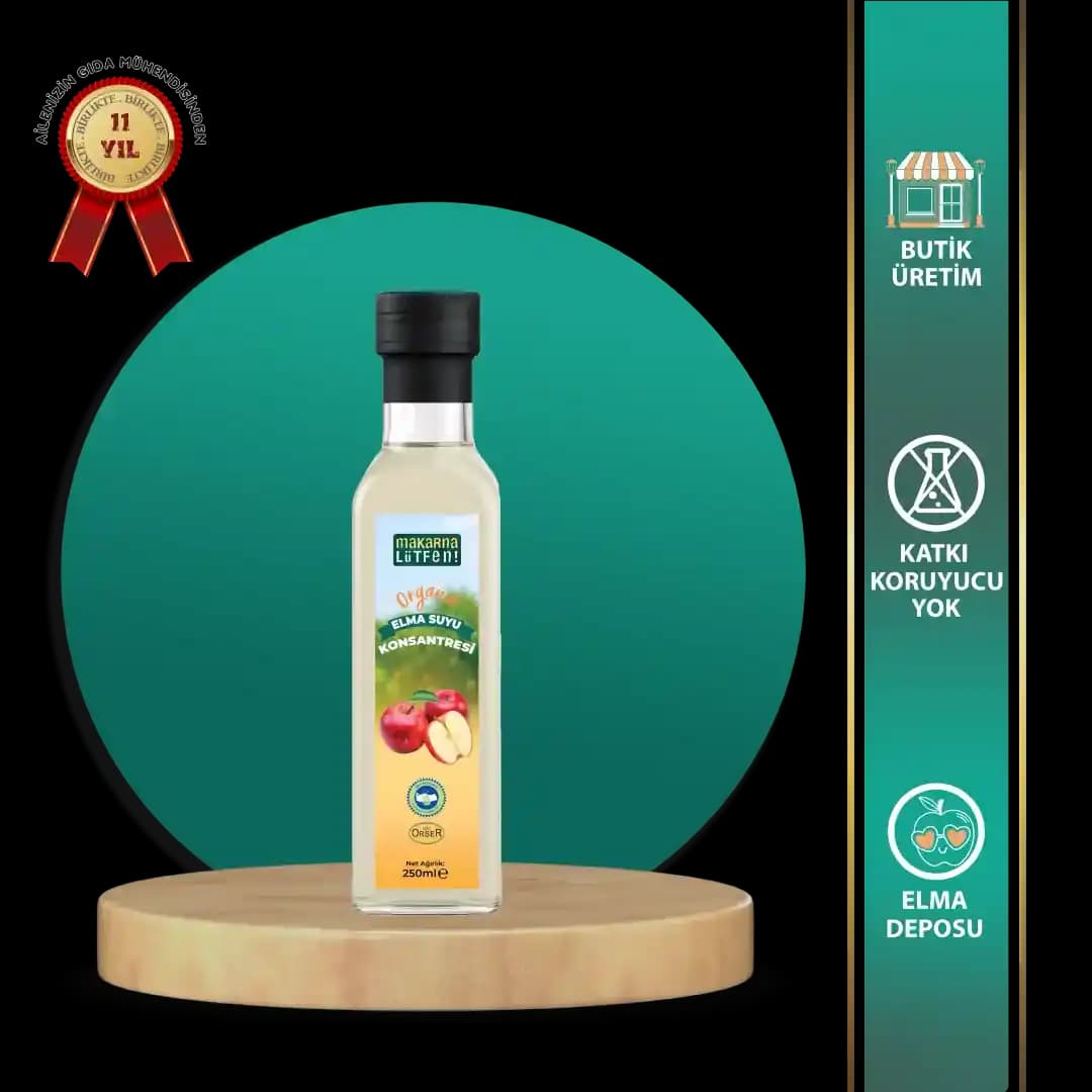 Organik Elma Suyu Konsantresi: Sağlıklı ve Doğal Bir İçerik Seçeneği