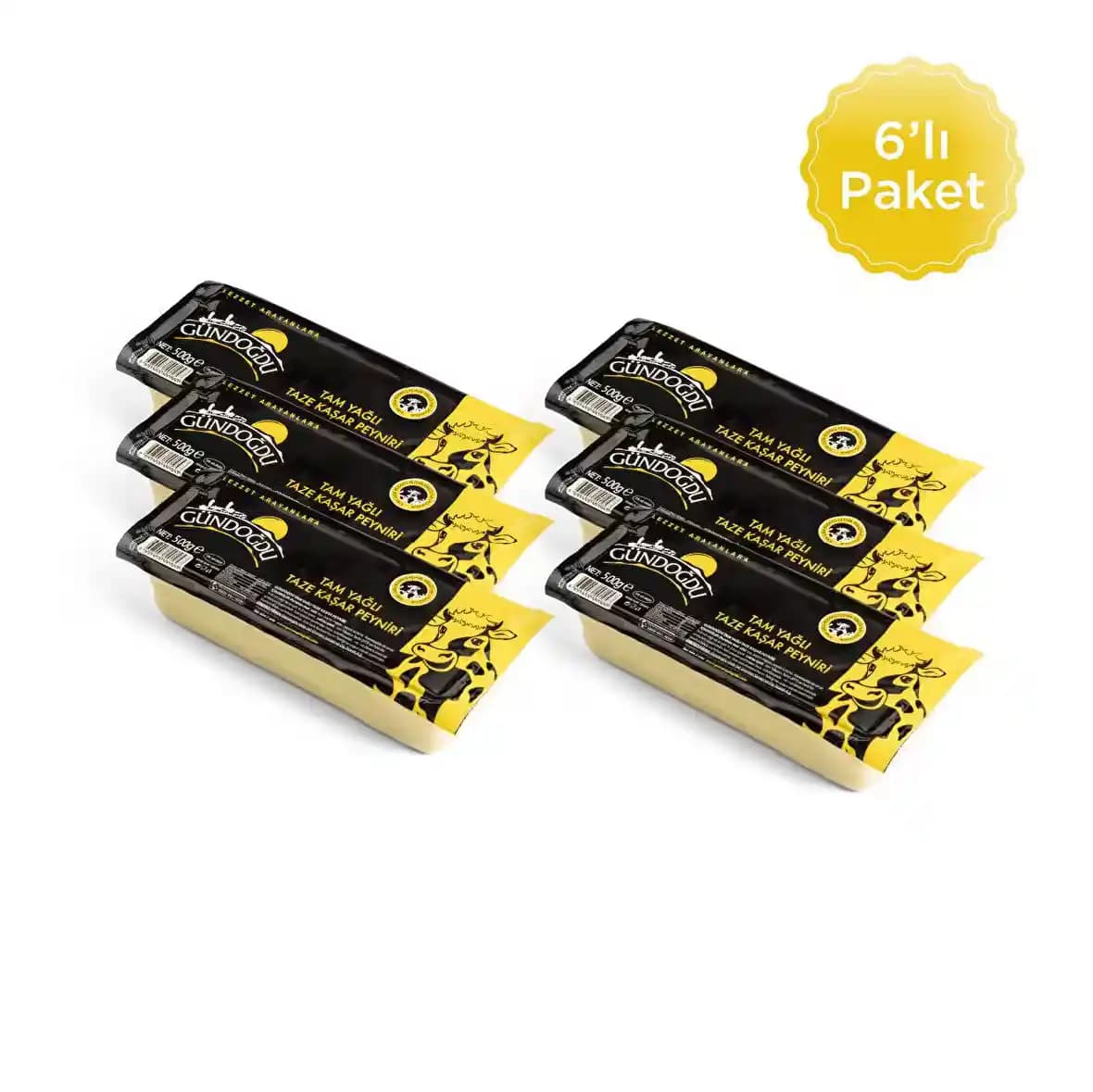 Organik Taze Kaşar Peynirleri 500g 6’lı Set ile Sağlıklı ve Doğal Beslenme Seçenekleri