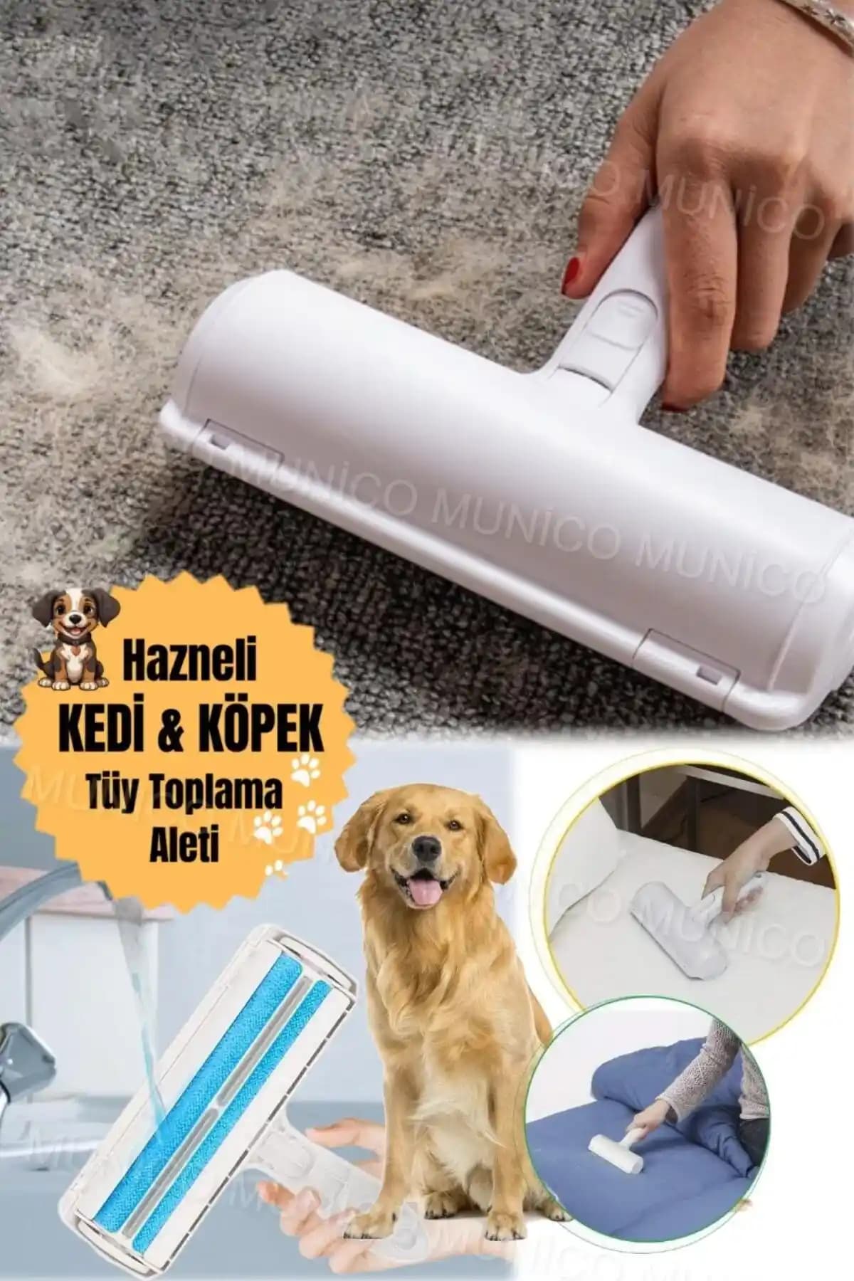 Pet Tüyü Temizliğinde Yıkamalı Rulo Kullanımı ve Seçim Kriterleri