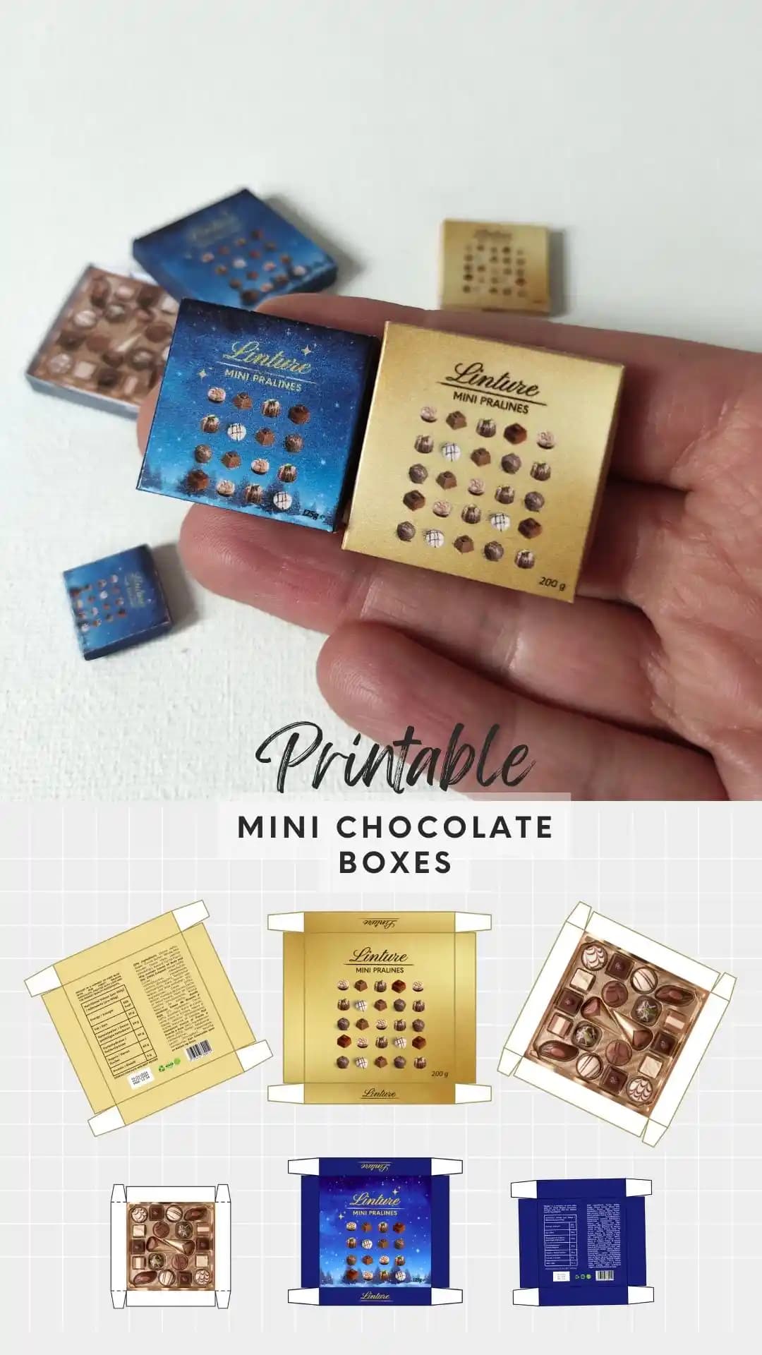 Pratik Minyatür Çikolata Kağıtları ile Pasta ve Çikolata Dekorasyonunda Yenilikçi Çözümler