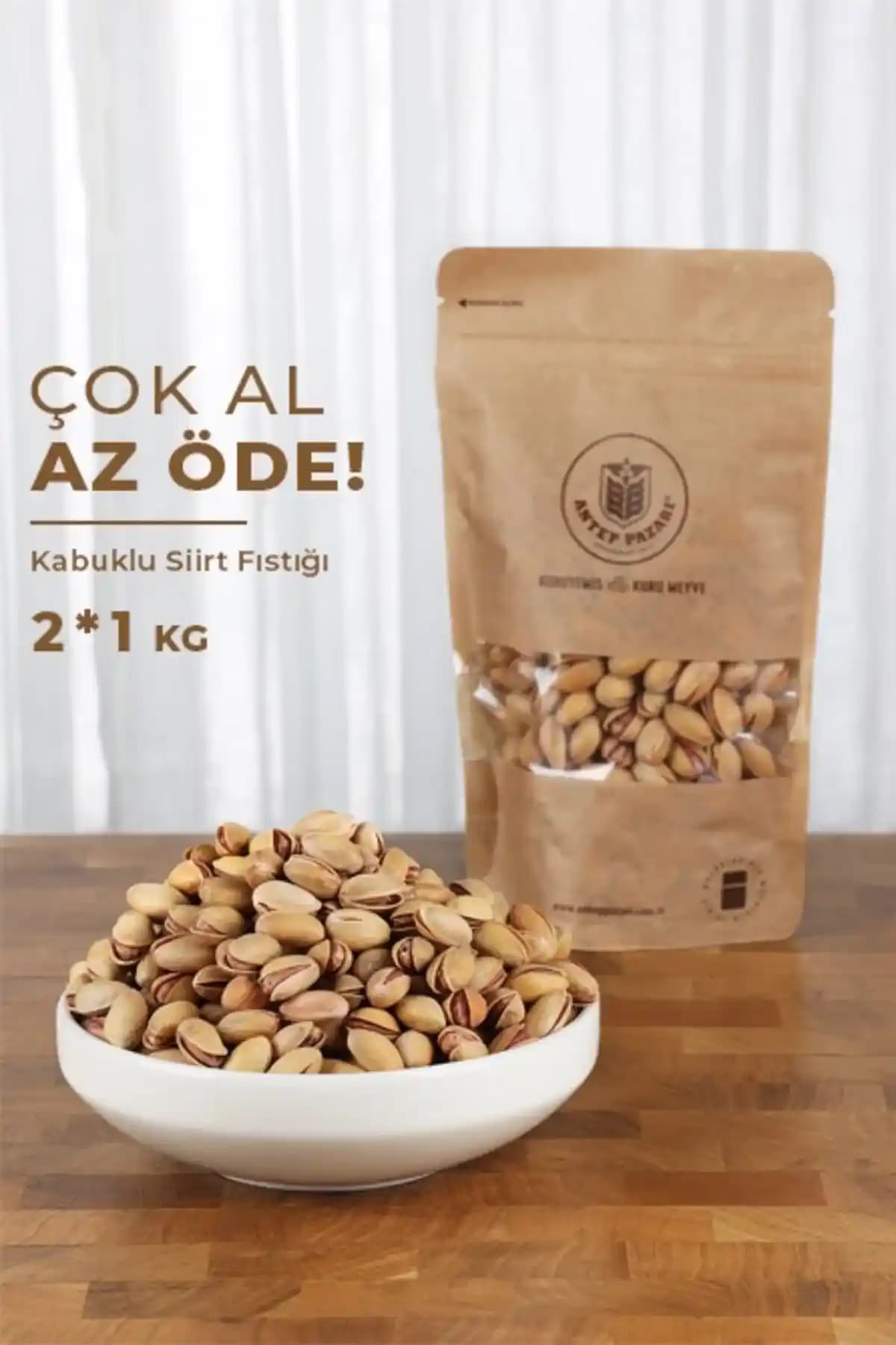 Siirt Fıstığı 2 Kg Paketlerde Yüksek Kalite ve Tazelik Sunar