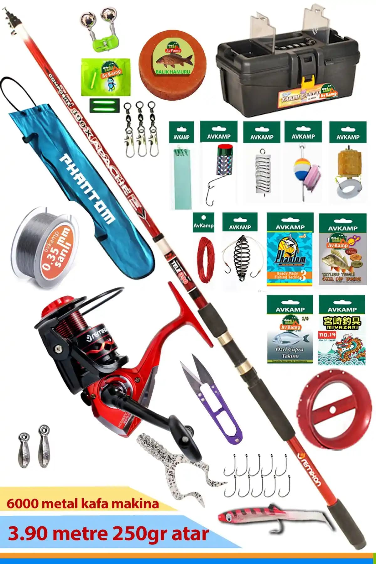 Avkamp Deniz ve Göl Profesyonel Olta Takımı ve Discovery Shore Catcher Karşılaştırması