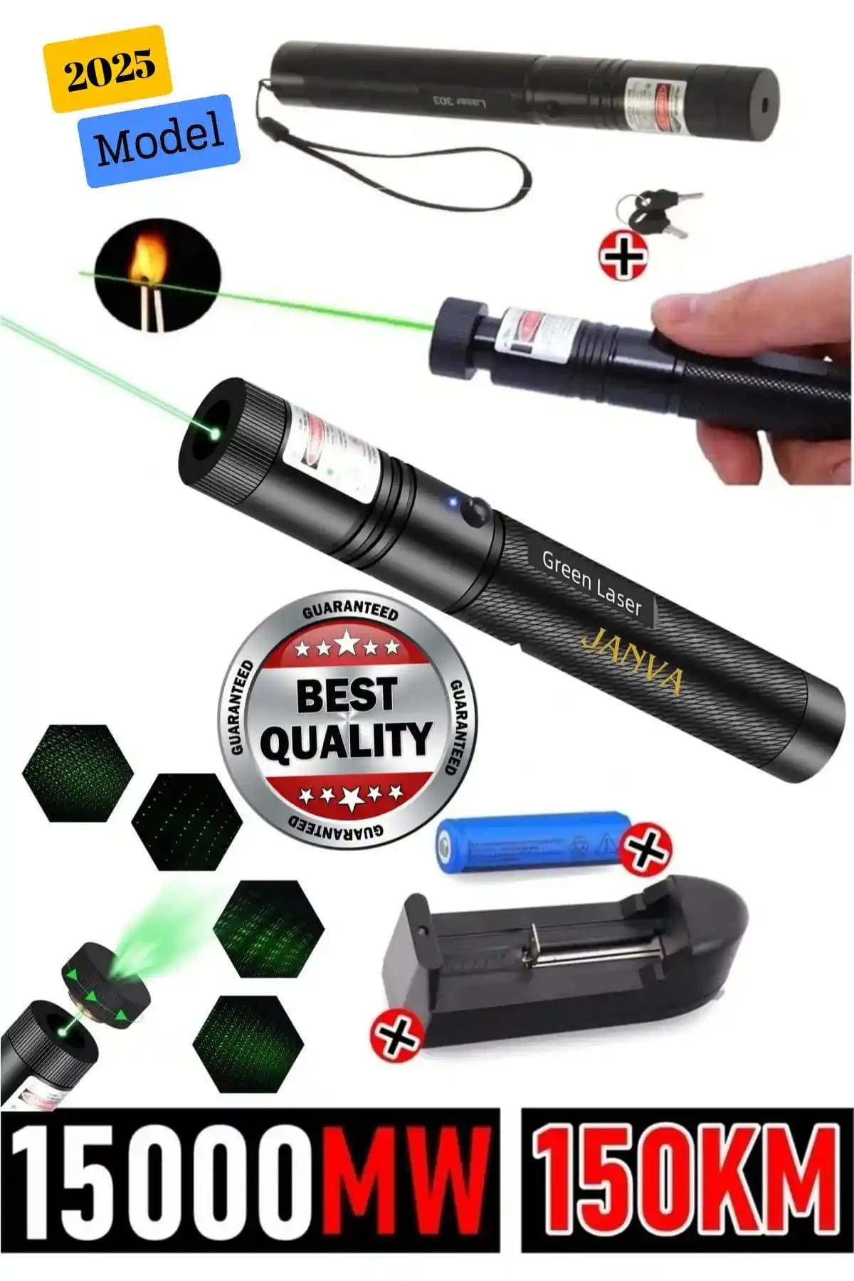 Janva ve Stella Moda Yeşil Lazer Pointer Karşılaştırması ve Özellikleri
