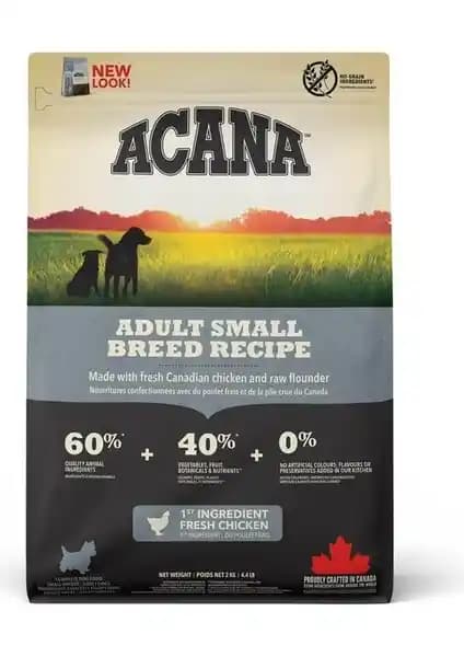 Acana 2 kg Tahılsız Küçük Irk Yetişkin Köpek Maması - Doğal ve Dengeli Beslenme