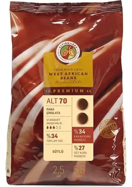 Altınmarka ALT70 Sütlü Mini Para Çikolata: Dengeli Kakao ve Yoğun Süt Tadının Buluşması