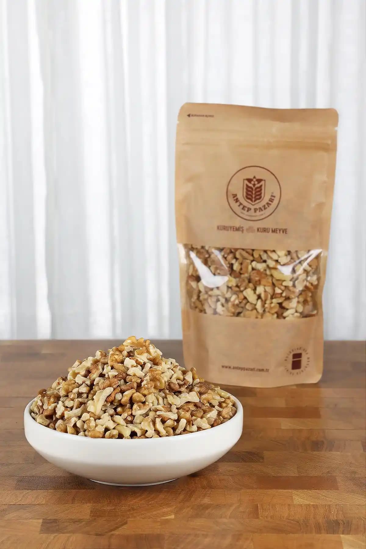 Antep Pazarı Yerli Chandler Ceviz İçi Kırık Taneli 250 Gr - Doğal ve Taze