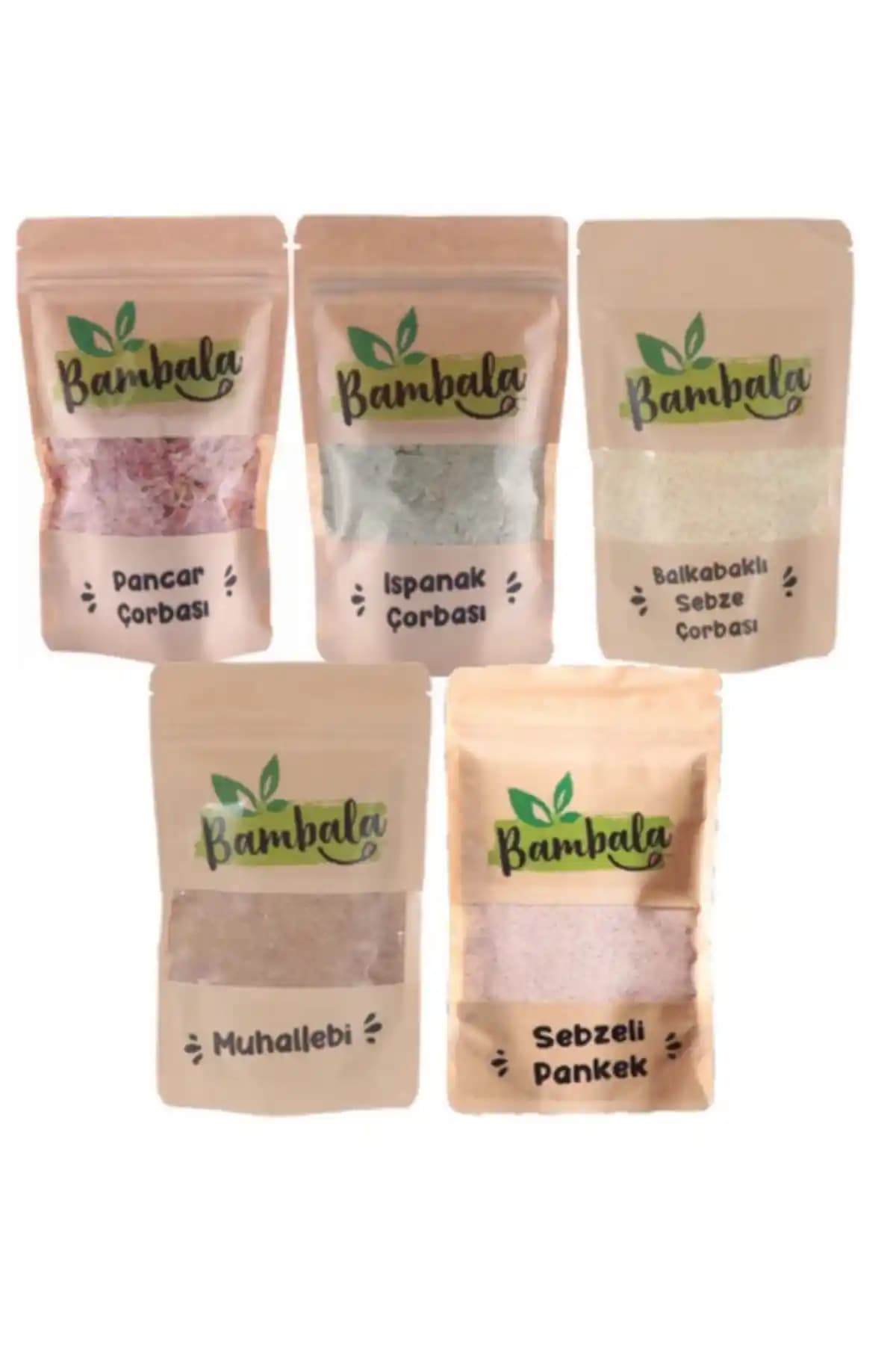 Bambala 5'li Çorba Paketi: Sağlıklı ve Pratik Sebze Çorbaları ile Besleyici Öğün Seçeneği