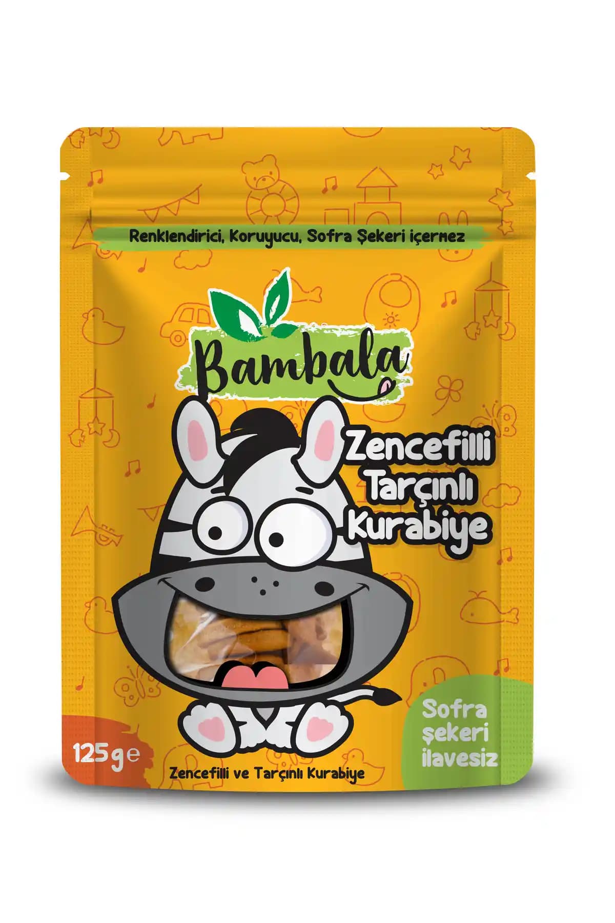 Bambala Zencefilli-Tarçınlı Kurabiyesi 125g: Organik ve Sağlıklı Çocuk Atıştırmalığı