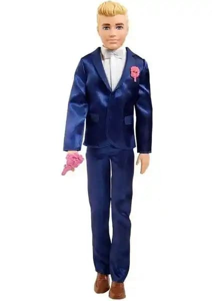 Barbie Ken Damat Bebek: Mavi Damatlık ile Kız Çocukları İçin Şık ve Eğitici Oyuncak