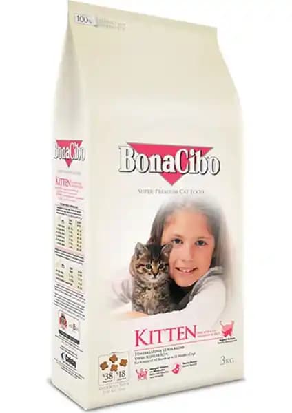 BonaCibo Kitten Tavuklu Yavru Kedi Maması: Sağlıklı Büyüme ve Bağışıklık Desteği İçin Özel Formül