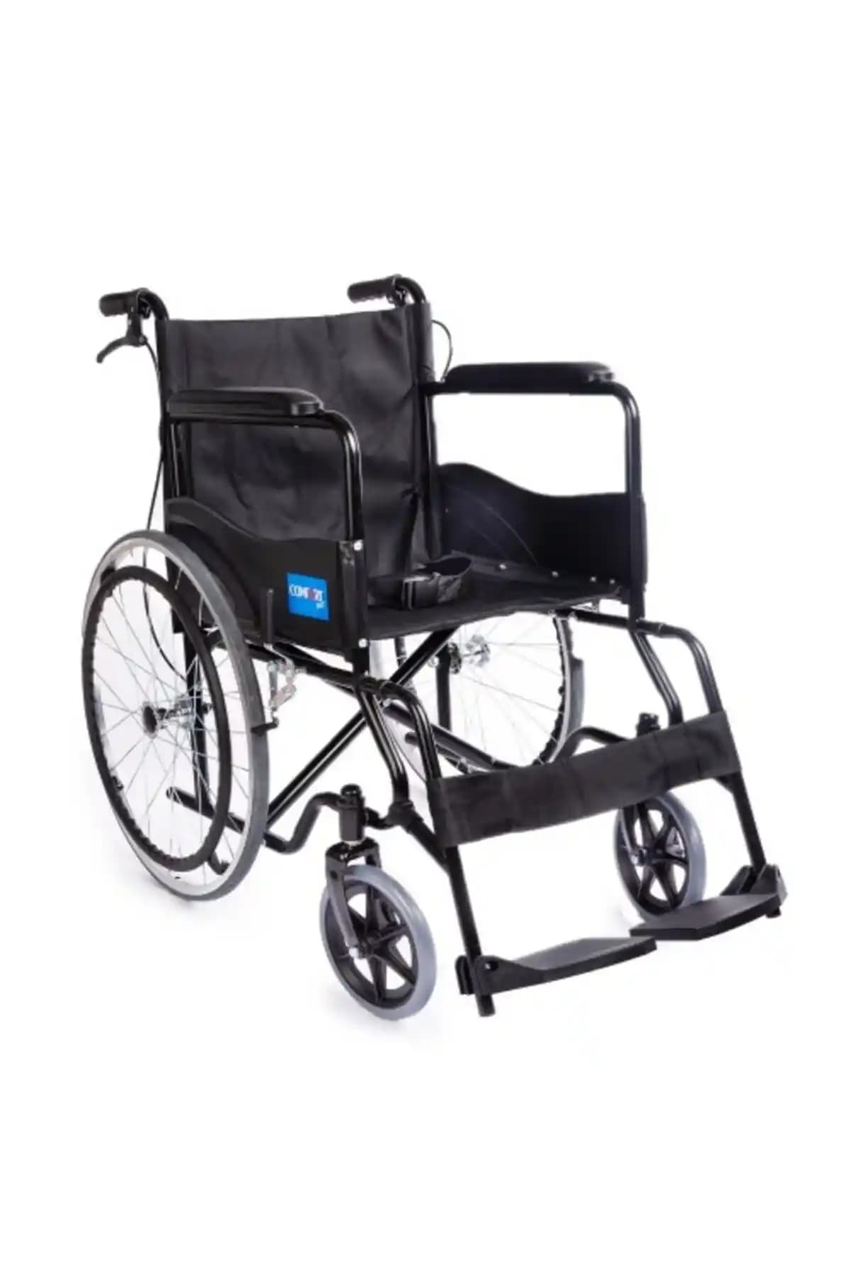 Comfort Plus Ky809bj Siyah Kumaş Standart Transfer Refakatçı Frenli Tekerlekli Sandalye Özellikleri