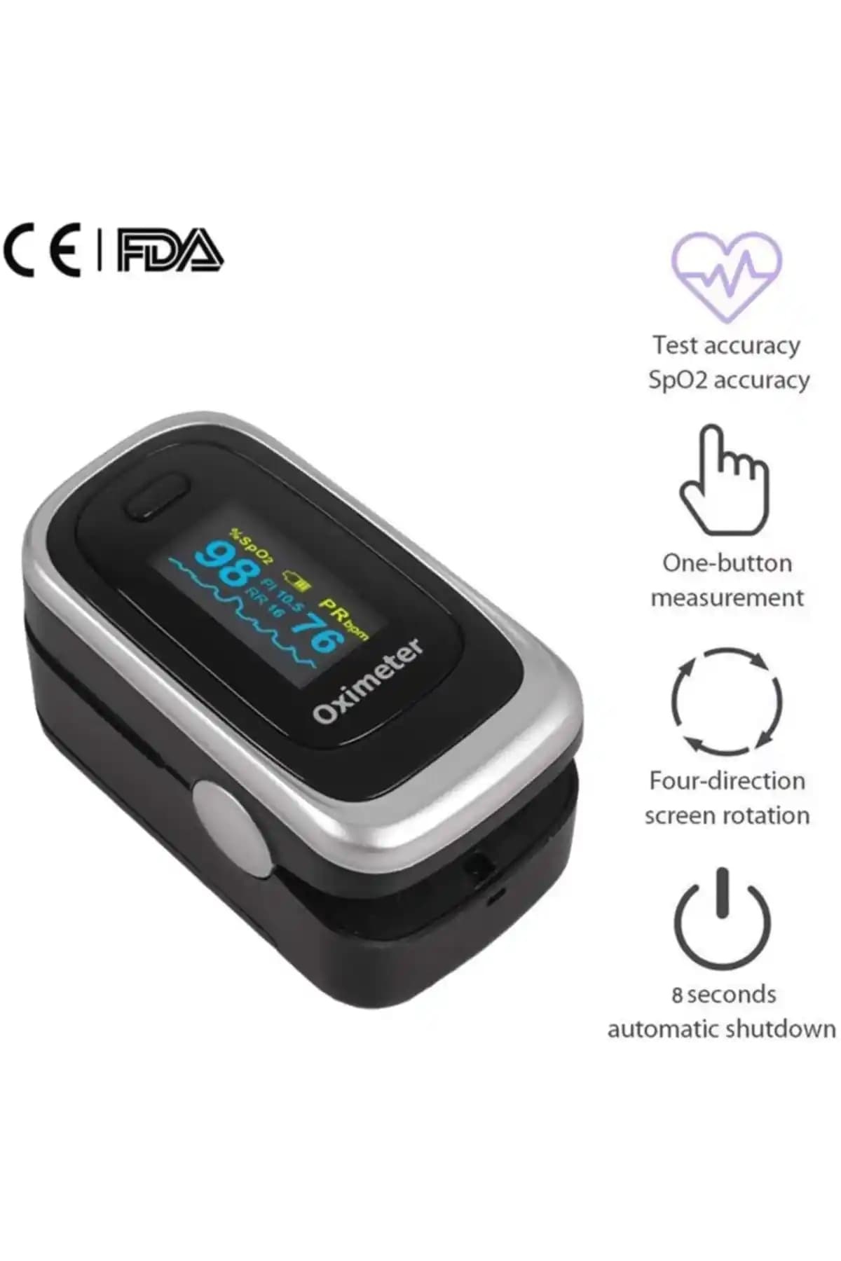 Comfort Plus Pulse Oksimetre M170: Taşınabilir Parmak Tipi Sağlık Ölçüm Cihazı