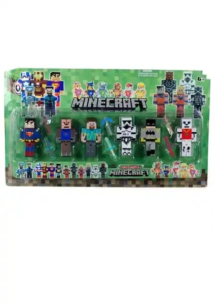 Cstars Minecraft Oyuncak Seti 12 Parça: Dayanıklı ve Tematik Çocuk Oyuncakları