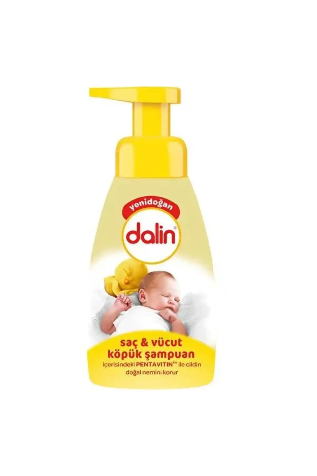 Dalin Bebek Şampuanı Saç Vücut Köpük 200 ml - Organik ve Nazik Bebek Bakımı