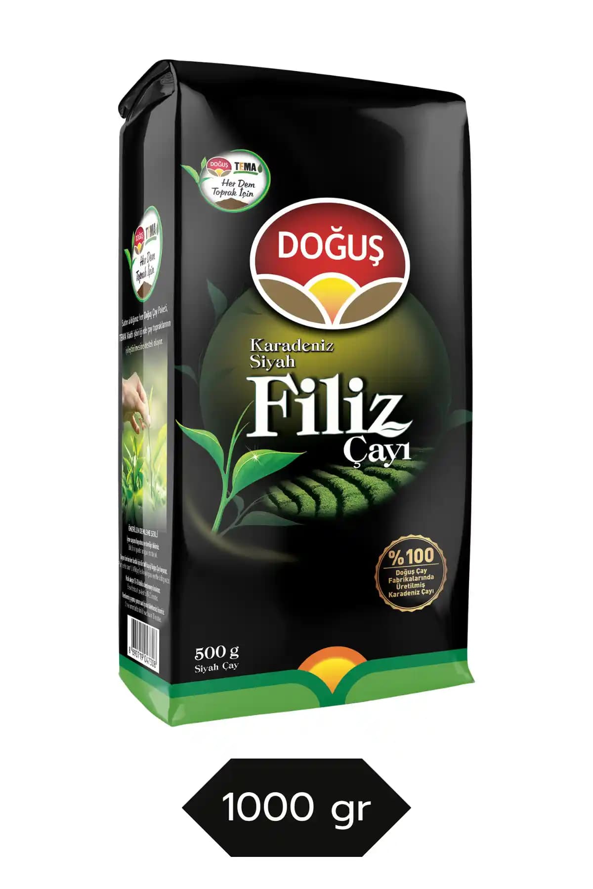 Doğuş Karadeniz Filiz 1 kg Çay: Yüksek Dem Oranlı Doğal ve Aromatik Çay